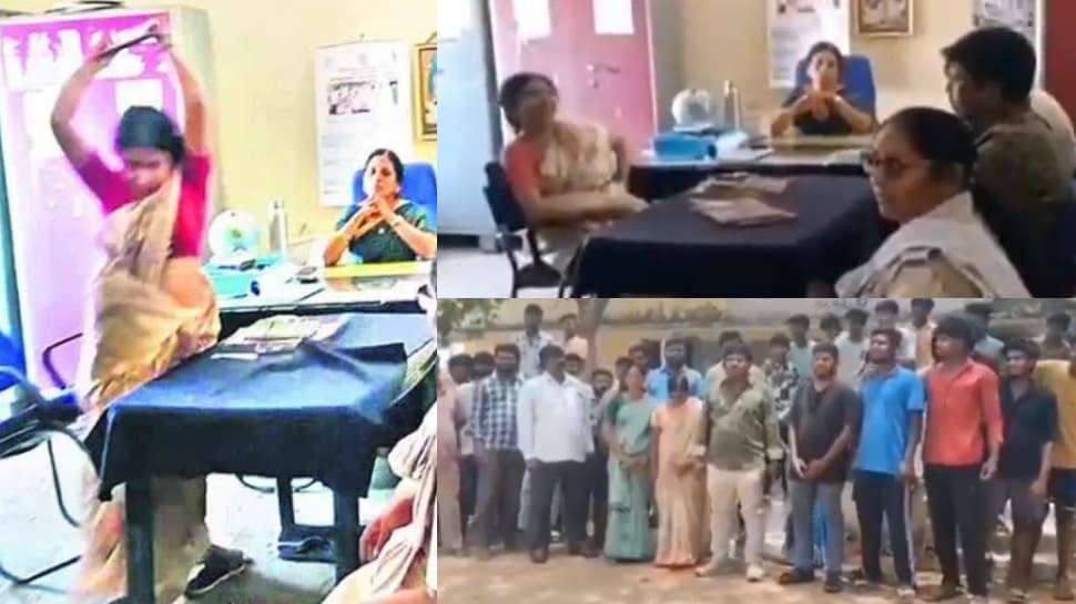 జనగామ జిల్లాలో టీచర్ వింత ప్రవర్తన.. అసలు విషయం బైటపెట్టిన గ్రామస్తులు.. వీడియో వైరల్