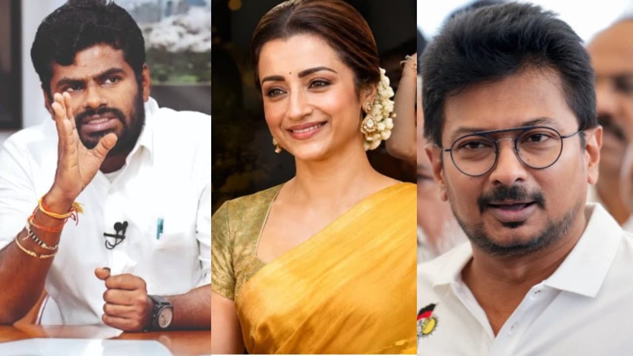 రాజకీయాల్లో మహిళల్ని లాగడం ఏంటీ.?... త్రిష, ఉదయనిధి స్టాలీన్ వివాదంపై అన్నామలై సంచలన వ్యాఖ్యలు