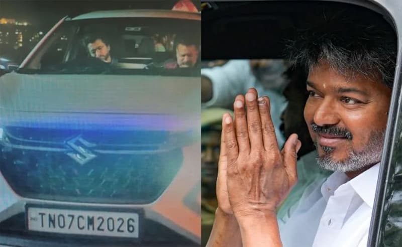 సొంతంగా కారు నడిపిన సీఎం విజయ్