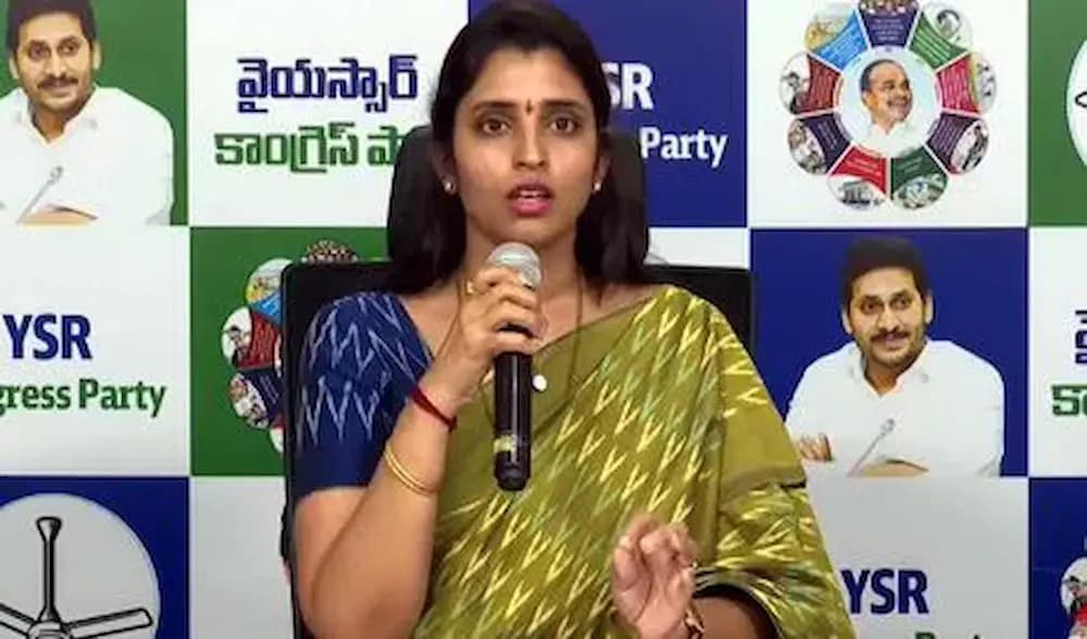హోంమంత్రి అనితపై శ్యామల సంచలన ఆరోపణలు