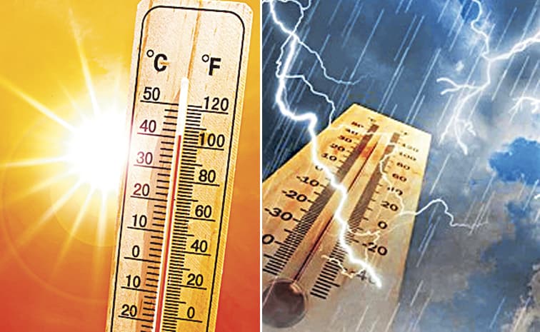 కోస్తాలో ఎండ.. సీమలో వర్షం