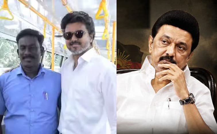 విజయ్ స్టాలిన్ .. బస్సు ప్రయాణం వీడియోలు వైరల్