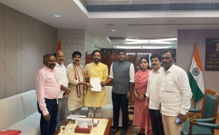 కేంద్రమంత్రి కిషన్ రెడ్డితో వైఎస్సార్ సీపీ నేతల భేటీ