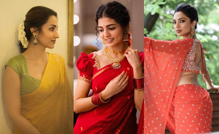 స్పెషల్ చీరలో త్రిష.. వయ్యారంగా శోభిత