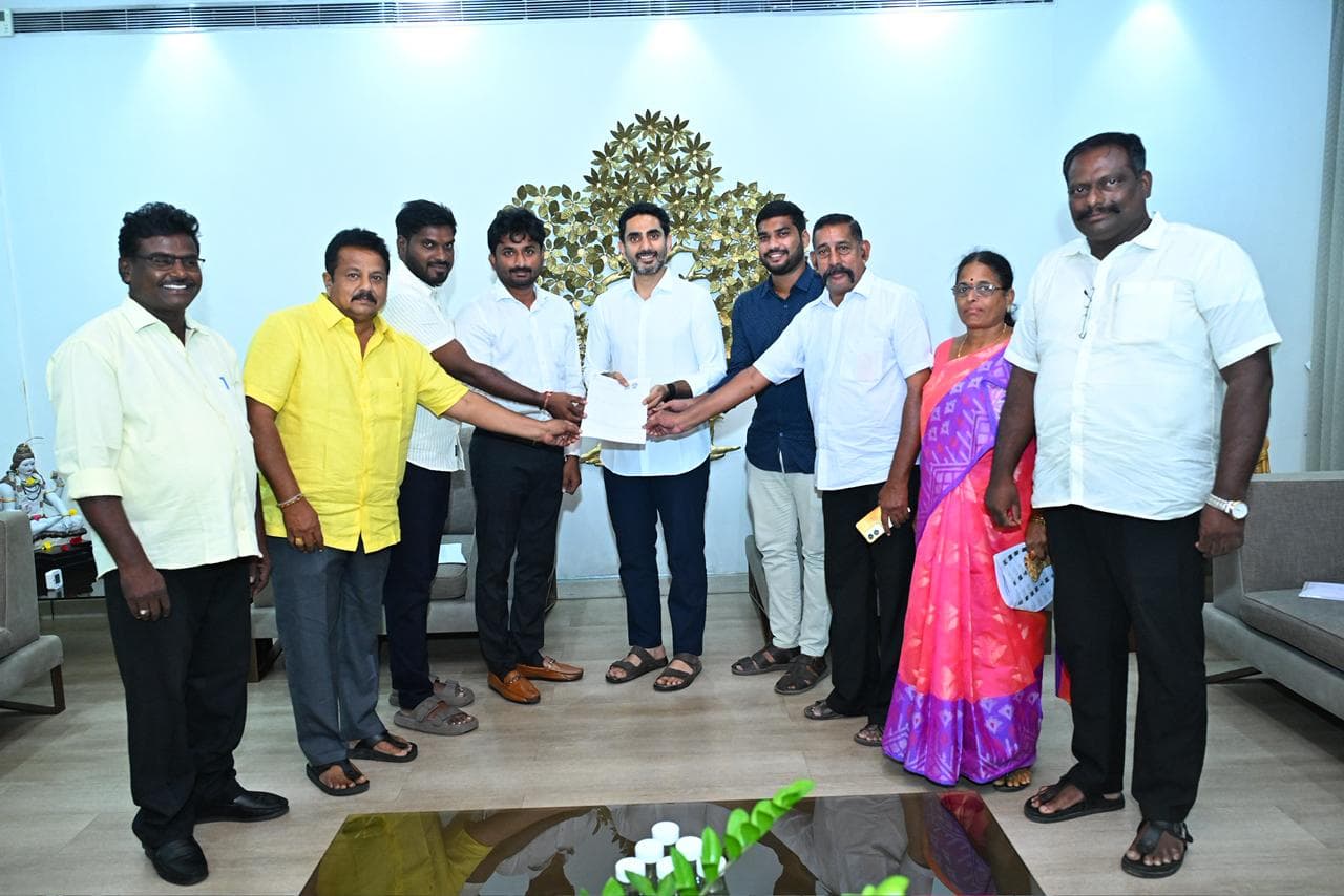 సర్ ప్రక్రియలో పాల్గొన్న మంత్రి లోకేష్