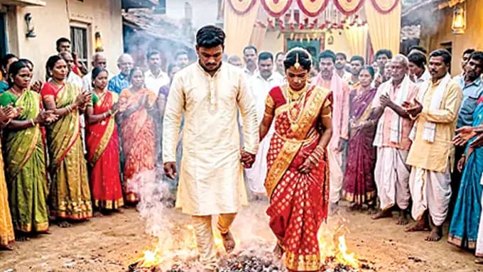పెళ్లిలో అగ్నిపరీక్ష