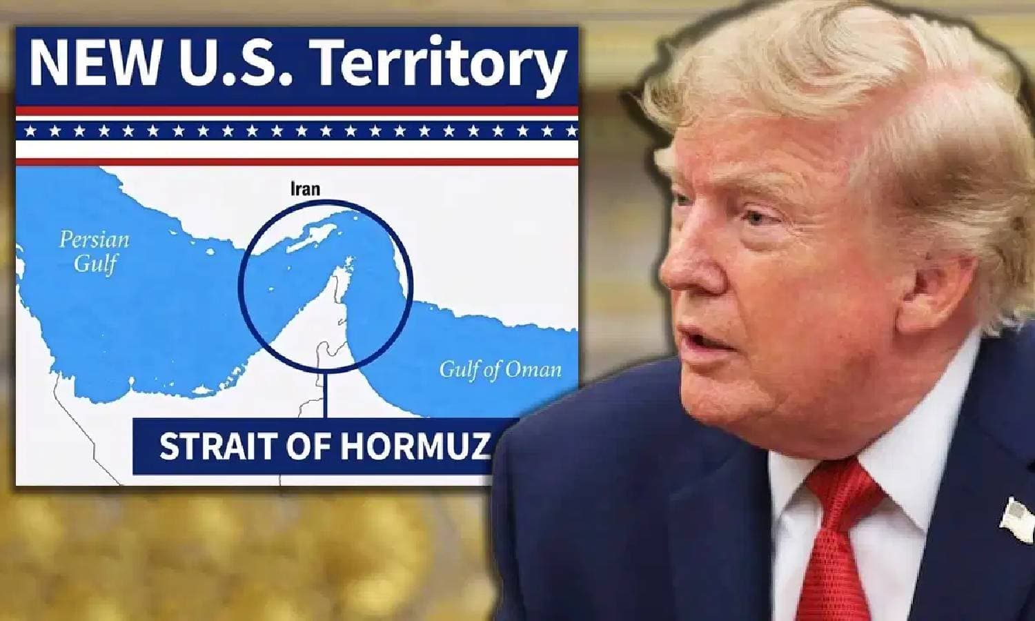 దుబాయ్, ఖేషమ్ మా భూభాగాలే.. షాకింగ్ మ్యాప్ రిలీజ్ చేసిన ట్రంప్