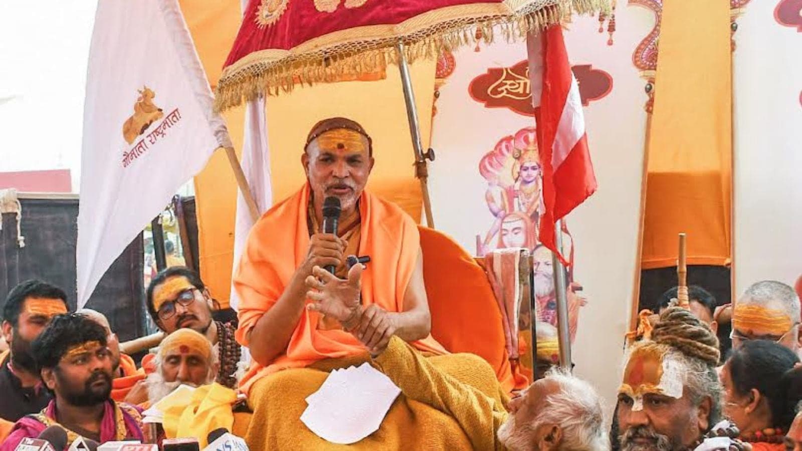 Ashutosh Brahmachari Maharaj Claims Fake Pocso Case Shankaracharya Avimukteshwaranand Conspiracy