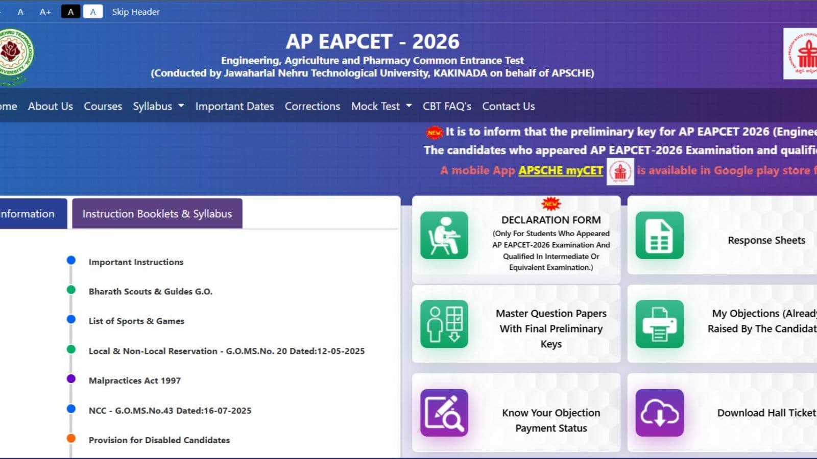 Ap Eamcet 2026 Results Today Websites To Check Ap Eampcet Marks Memo Cets Apsche Gov In Apsche Mycet