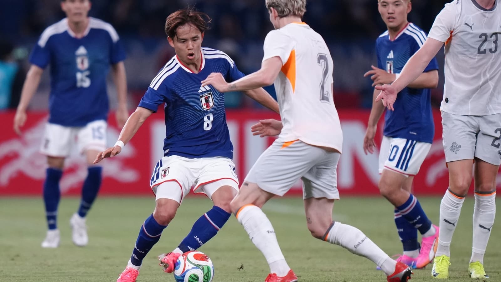 Takefusa Kubo Lionel Messi Japan Sashiko Stitching