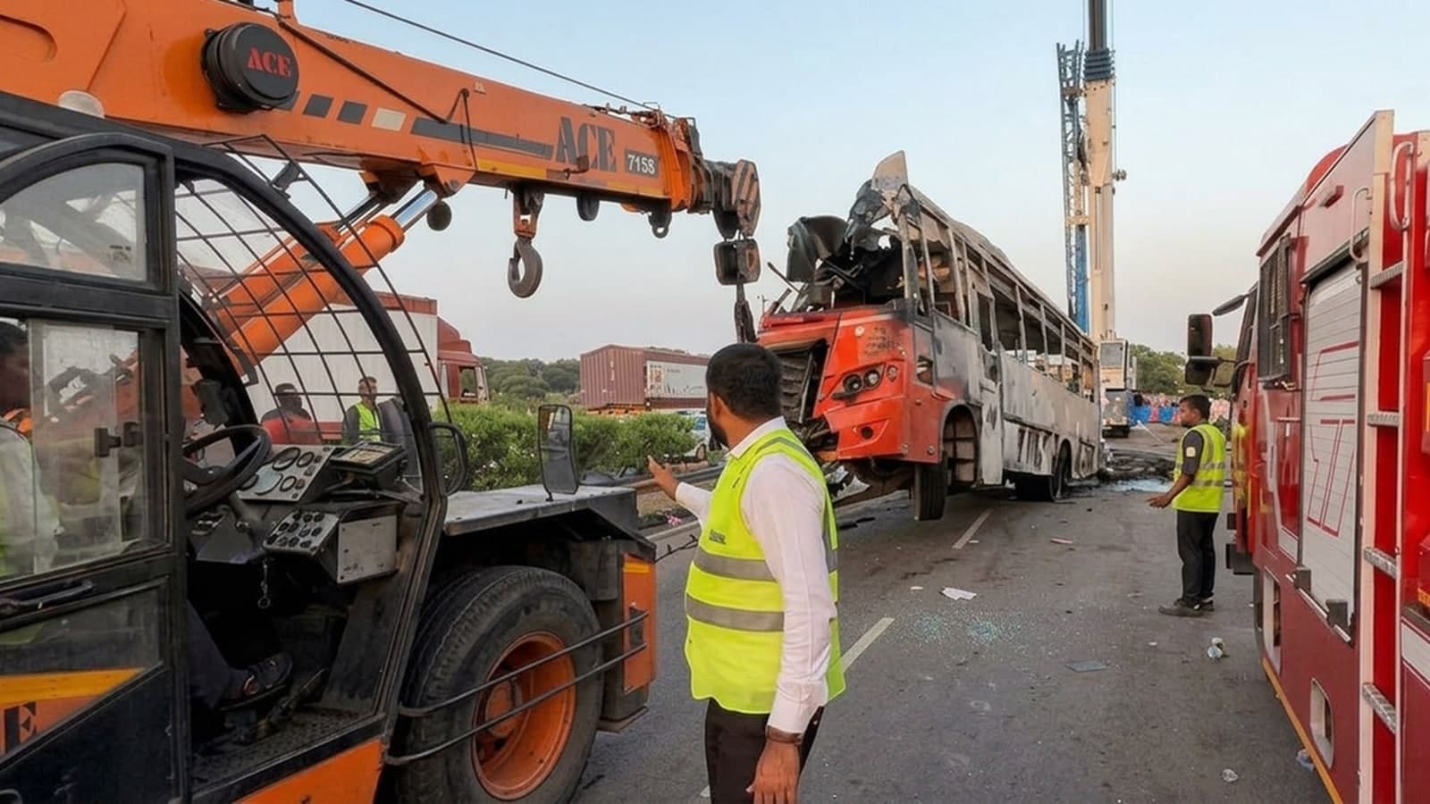 Nobody Knew What Had Happened Msrtc Drivers Family Waited Hours For News Of Surat Bus Crash