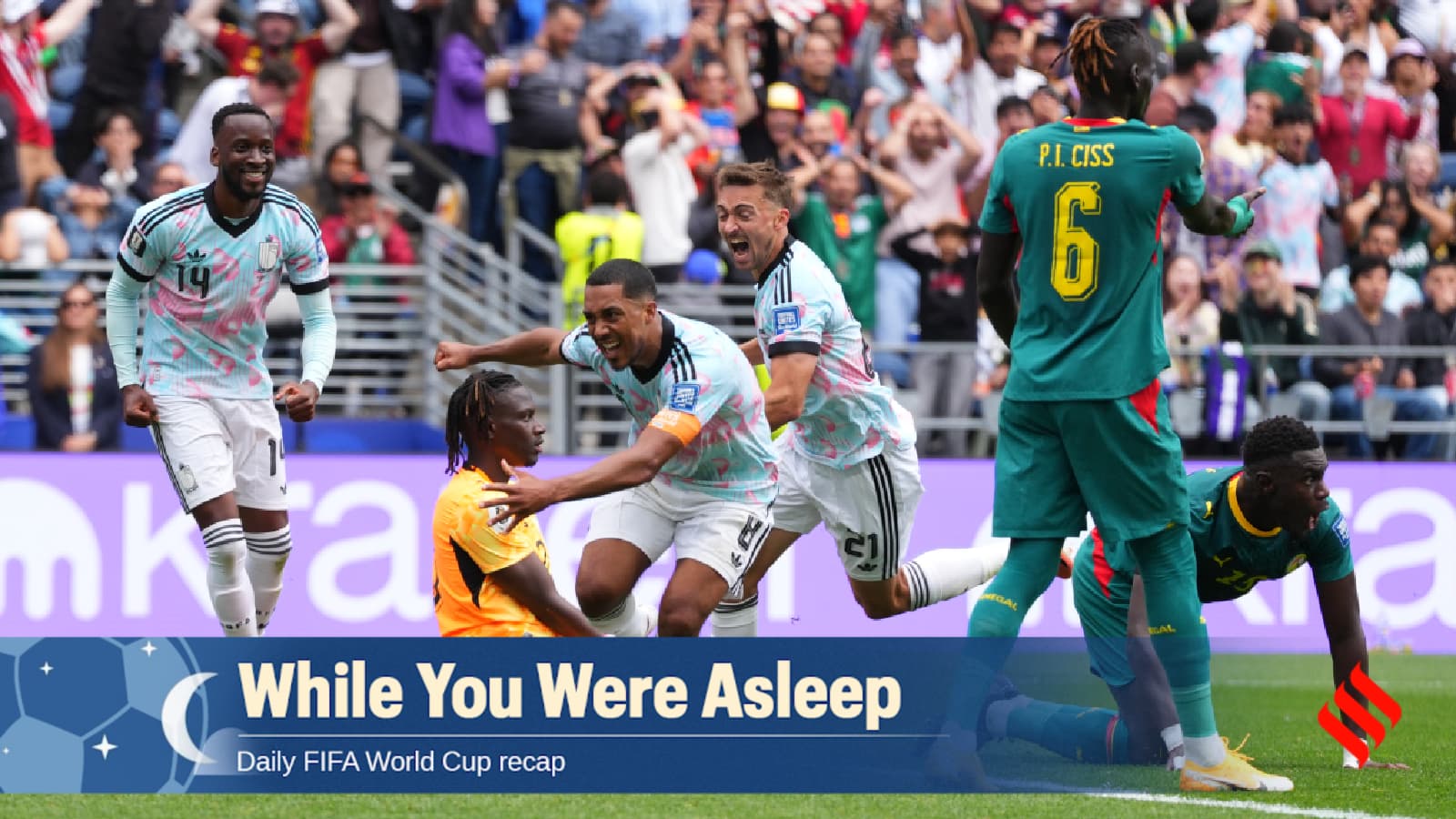 Belgium 125th Minute Penalty Win Senegal Drama World Cup Seattle