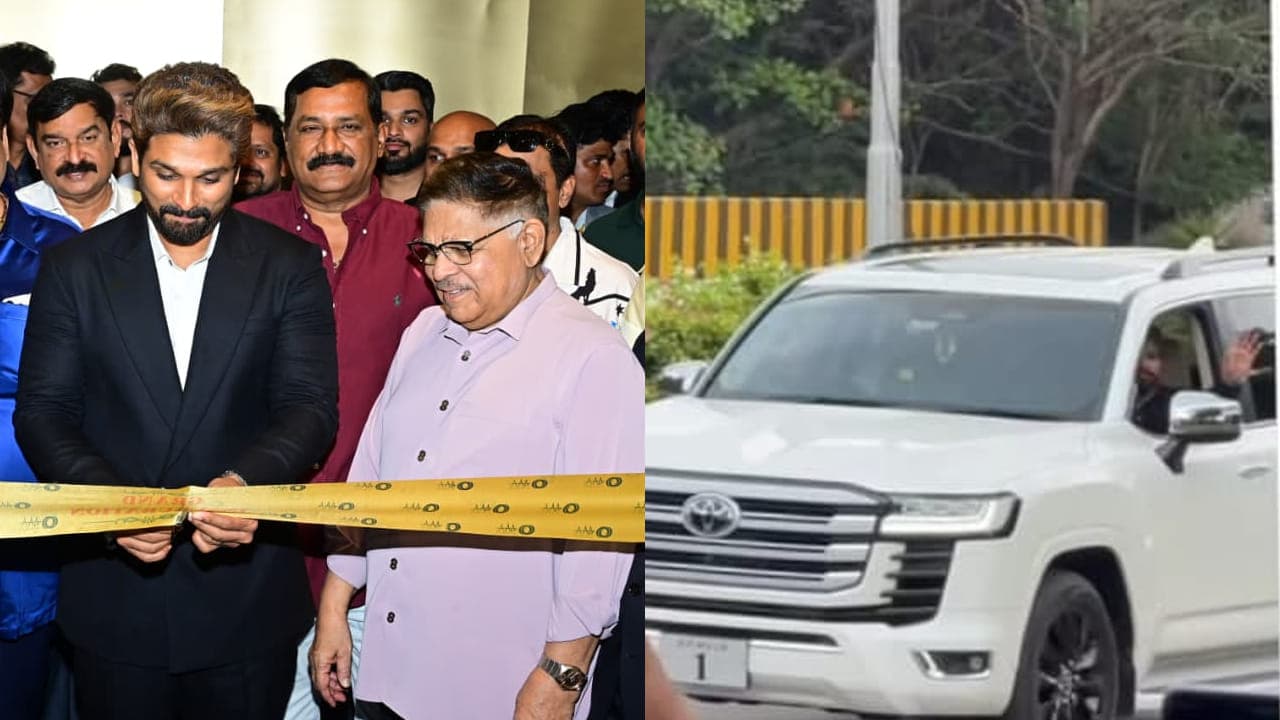 వైజాగ్ లో సందడి చేసిన అల్లు అర్జున్.. బన్నీ ప్రయాణించిన కారు గురించి నెట్టింట చర్చ