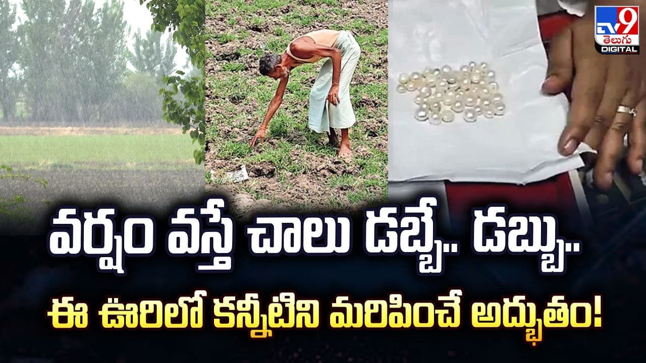 వర్షం వస్తే చాలు డబ్బే.. డబ్బు.. ఈ ఊరిలో కన్నీటిని మరిపించే అద్భుతం