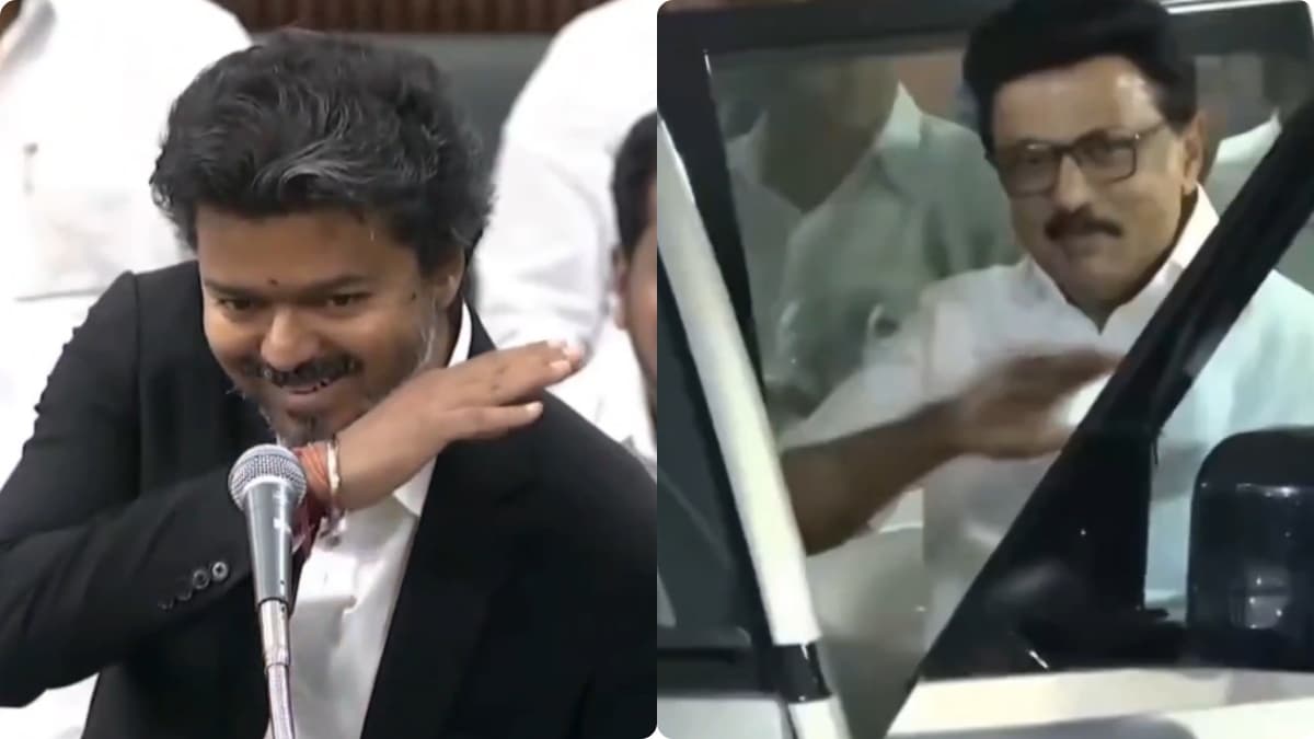 అయిపాయ్ - స్పీకర్ అనుమతితో స్టాలిన్ ను అనుకరించిన విజయ్
