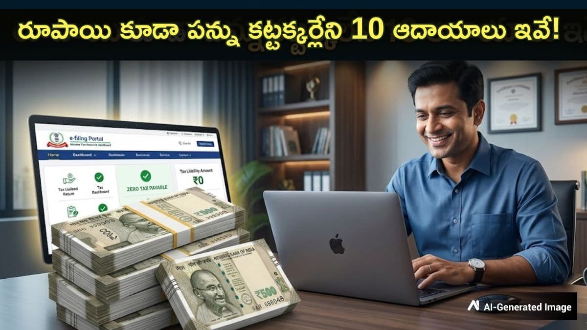 పన్ను కట్టక్కర్లేని 10 ఆదాయాలు ఇవే