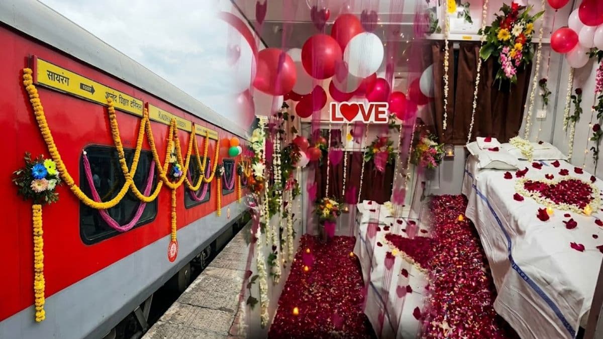 రైలులో శోభనం గది? హనీమూన్ కోచ్’ చూశారా