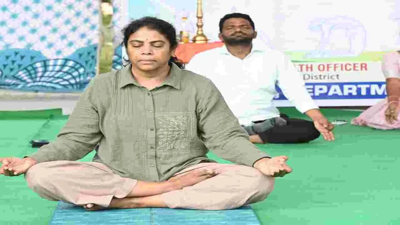 యోగాతో మానసిక ప్రశాంతత