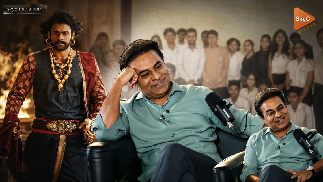 యువతతో కేటీఆర్ ముచ్చట్లు.. ప్రభాస్ కు సడన్ ఫోన్ కాల్