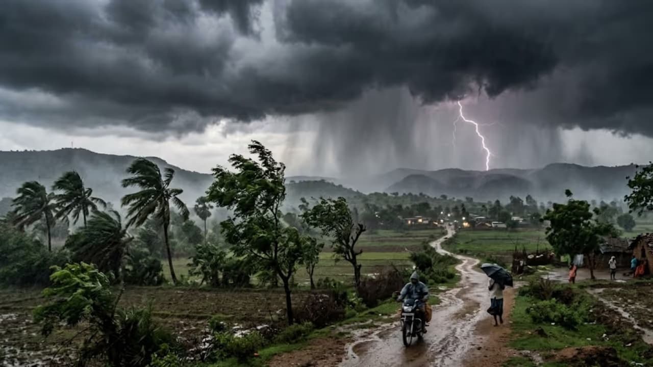 బంగాళాఖాతంలో ద్రోణి.. ఏపీలోని ఈ జిల్లాలకు రెడ్ అలర్ట్.. పిడుగులతో కూడిన వానలు.. బయటకు రావొద్దు