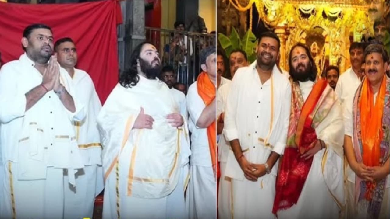 శ్రీకాళహస్తి ఆలయాన్ని సందర్శించిన అనంత్ అంబానీ.. ఆలయానికి రూ.48 కోట్ల భారీ విరాళం