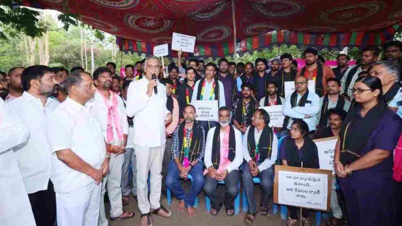 సింగరేణిలో అధికారులు దీక్ష చేసే దుస్థితి.. చరిత్రలో ఇదే మొదటిసారి.. హరీశ్ రావు హాట్ కామెంట్స్