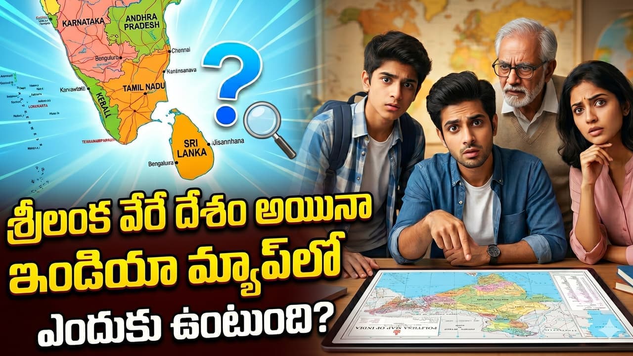ఇండియా మ్యాప్ లో శ్రీలంక ఎందుకు ఉంటుందో తెలుసా? అసలు సీక్రెట్ ఇదే