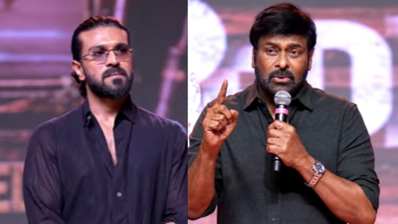 రామ్ చరణ్ న్యూ ఏజ్ మెగాస్టార్ .. చిరంజీవి సంచలన స్టేట్ మెంట్ , జాతీయ అవార్డుపై సెటైర్లు
