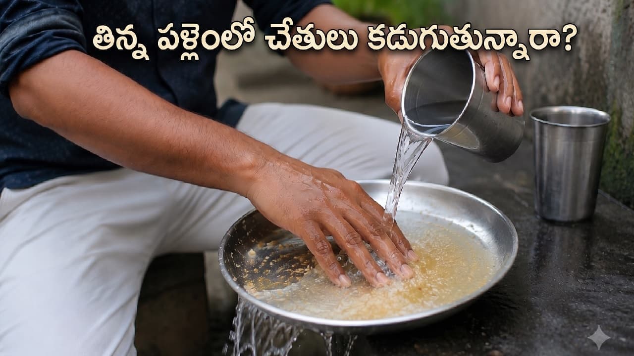 మీరు తిన్న ప్లేటులోనే చేతులు కడుక్కుంటున్నారా? దాని వల్ల కలిగే ఫలితాలు ఇవే