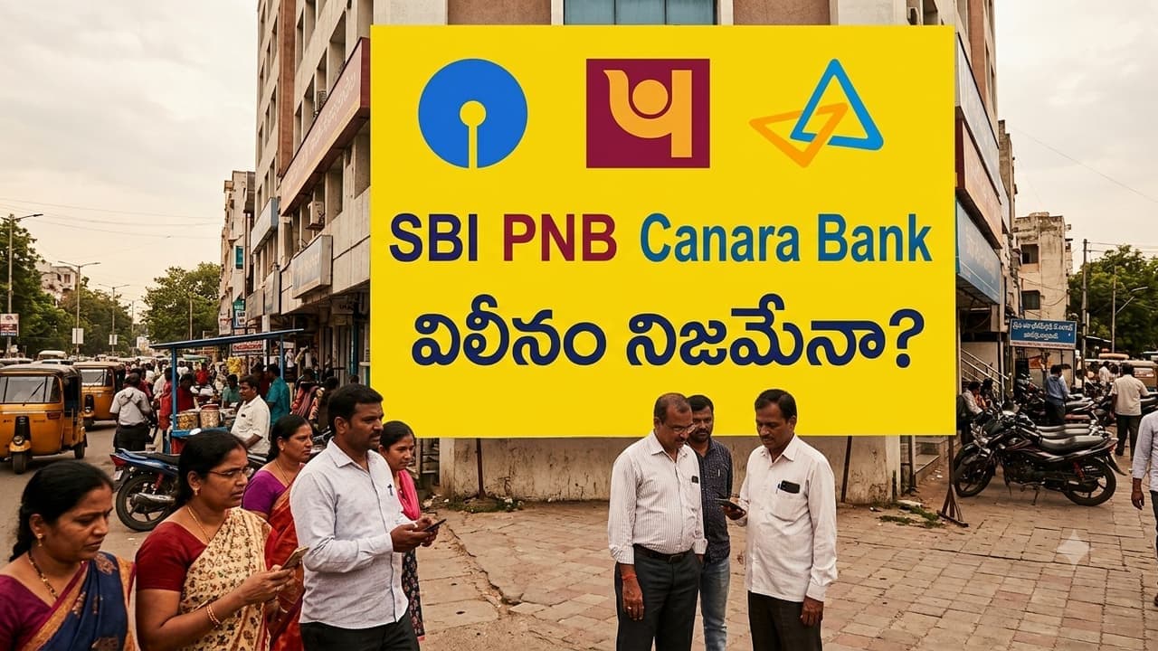ఎస్ బీఐ పీఎన్ బీ కెనరా బ్యాంకుల విలీనానికి కేంద్రం గ్రీన్ సిగ్నల్? ఈ వైరల్ న్యూస్ వెనుక
