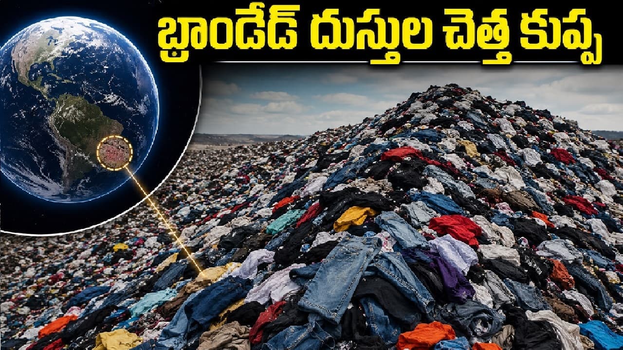 కోట్ల విలువైన కొత్త బ్రాండెడ్ దుస్తులను ఇక్కడ చెత్తలా పడేస్తున్నారు.. ఇది అంతరిక్షం నుండి కూడా కనిపిస్తోంది