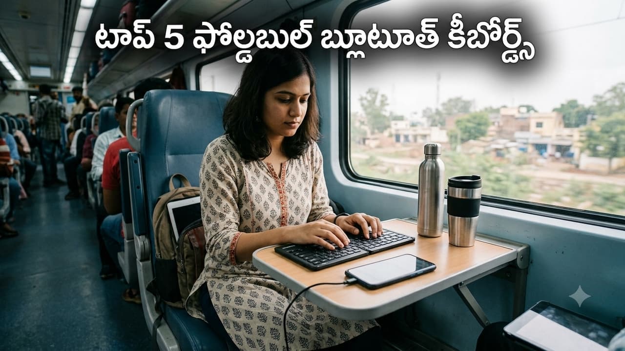 వర్క్ ఫ్రమ్ హోమ్, ట్రావెలింగ్ కు బెస్ట్.. టాప్ 5 ఫోల్డబుల్ బ్లూటూత్ కీబోర్డ్స్ ఇవే