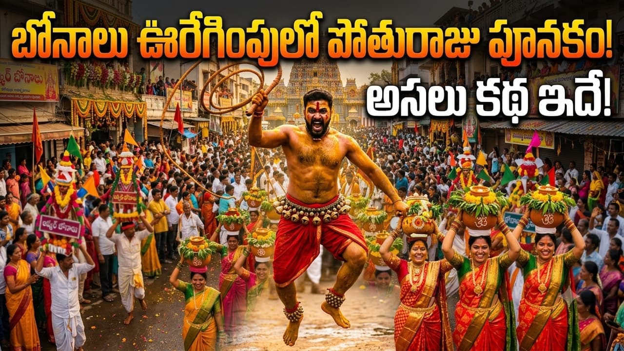 అసలు ఎవరీ పోతురాజు? బోనాల జాతరలో కొరడా దెబ్బల రహస్యం ఇదే