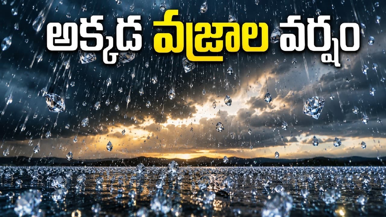 అక్కడ నీళ్లు కాదు, చిన్న చిన్న వజ్రాలు వానలా కురుస్తాయి.. ఎక్కడో తెలుసా