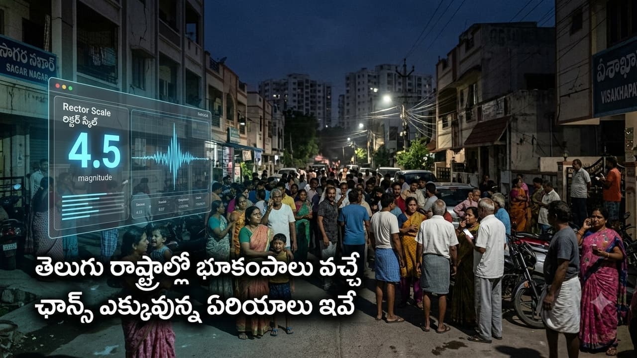 విశాఖను వణికించిన భూకంపం.. ఏపీ, తెలంగాణలో ఏయే ప్రాంతాలు డేంజర్ జోన్ లో ఉన్నాయి