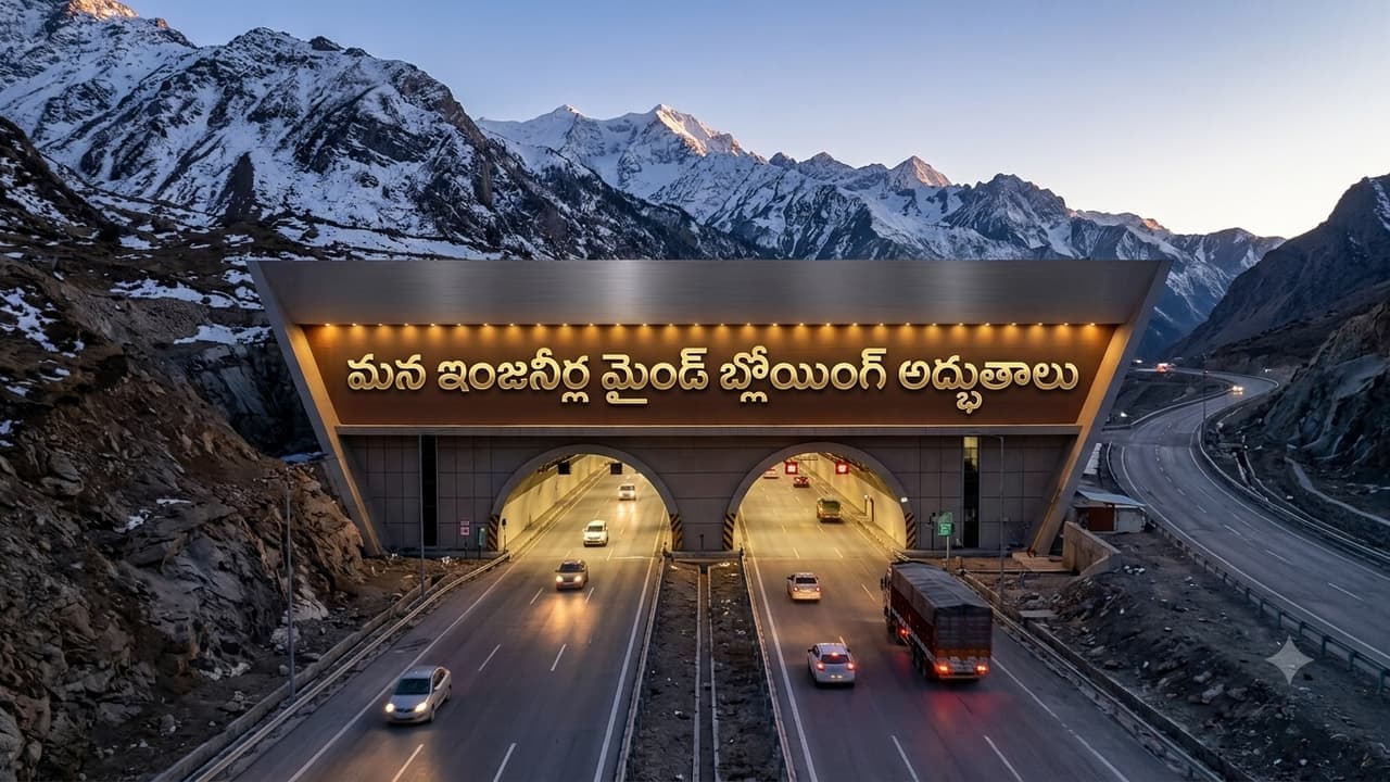 గంటల ప్రయాణం జస్ట్ 15 నిమిషాల్లోనే.. దేశాన్ని షేక్ చేస్తున్న టాప్ 10 మెగా టన్నెల్స్