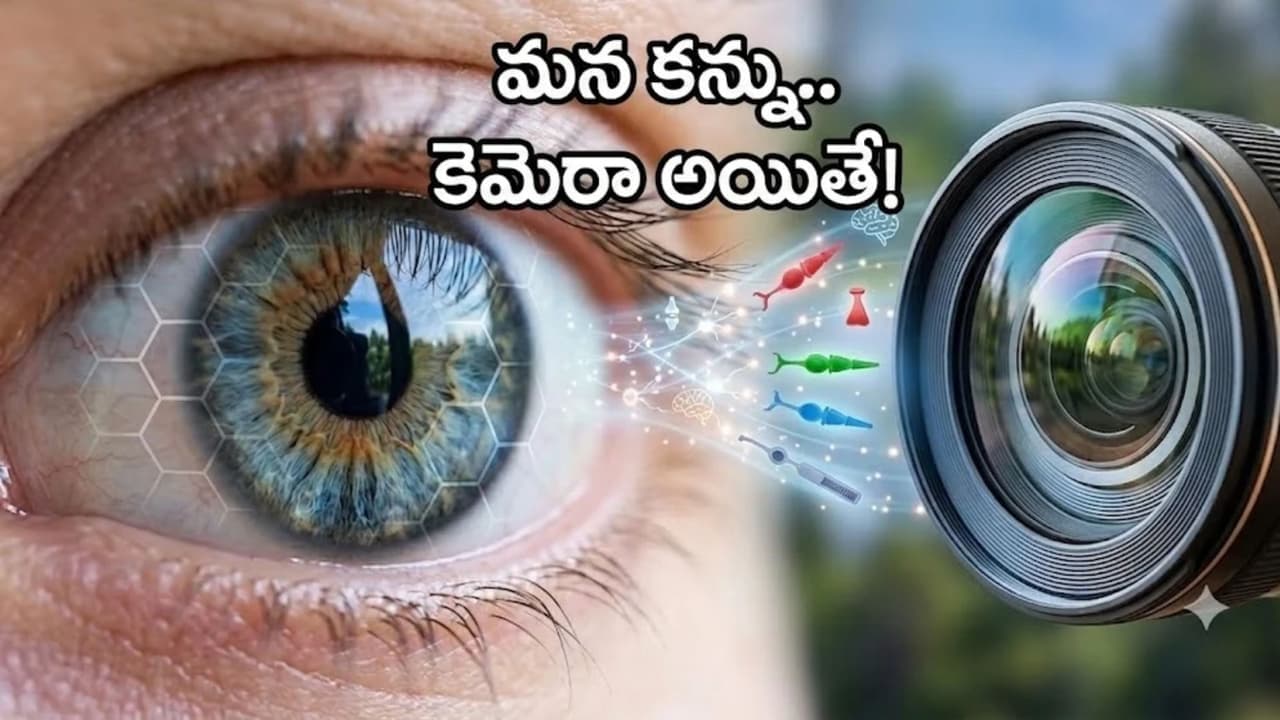 మ నిషి క న్ను కెమెరా అనుకుంటే.. ఎన్ని మెగాపిక్సెల్స్ తో స మాన మో తెలుసా