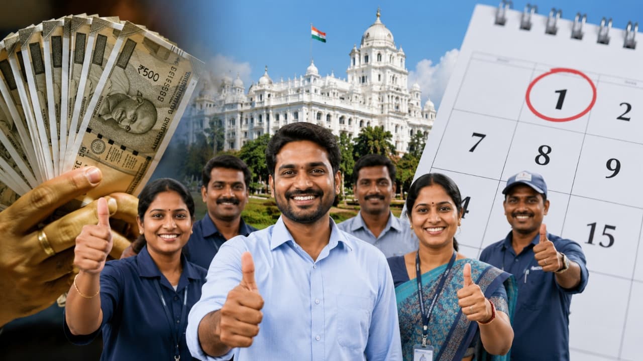 ఔట్ సోర్సింగ్ ఉద్యోగులకు భారీ ఊరట.. ఇక ప్రతి నెల మొదటిరోజే జీతం.. ఆలస్యమైతే అధికారులపై చర్యలు