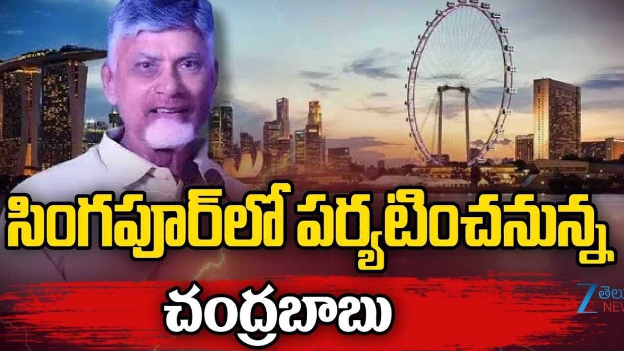 ఏపీకి పెట్టుబడులే లక్ష్యం.. రేపు సింగపూర్ కు సీఎం చంద్రబాబు