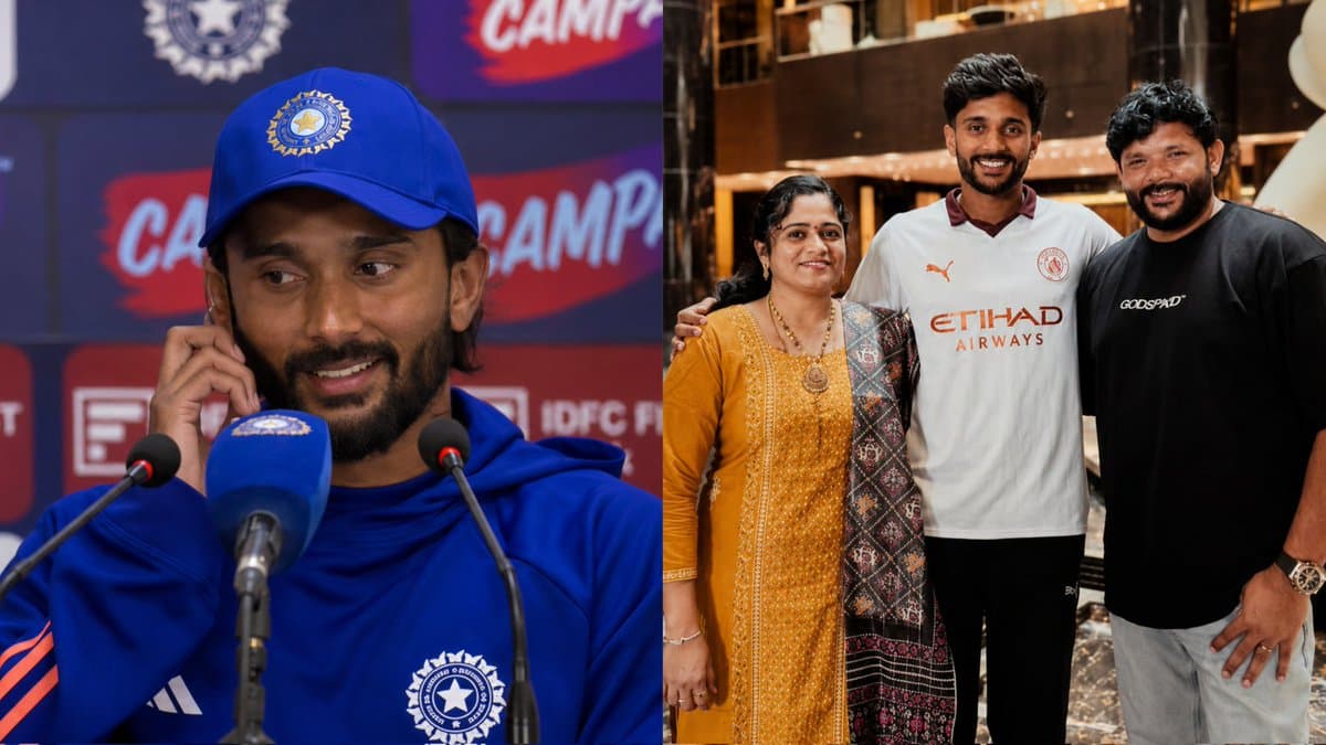 లైవ్ ప్రెస్ మీట్ మధ్యలో ఆపేసిన నితీశ్ కుమార్ రెడ్డి..తెలుగు వీడియో వైరల్