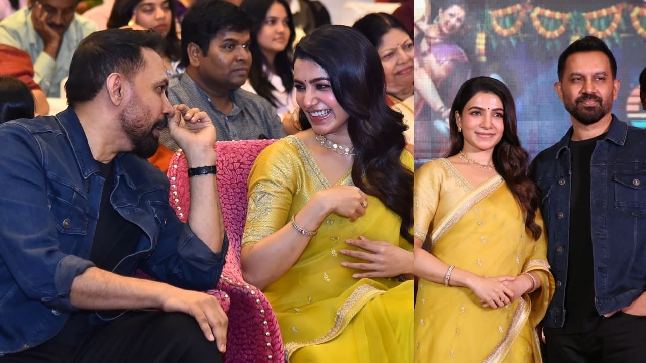 తల్లి కాబోతున్న హీరోయిన్ సమంత..గర్భాన్ని చీరతో దాచేస్తుందా