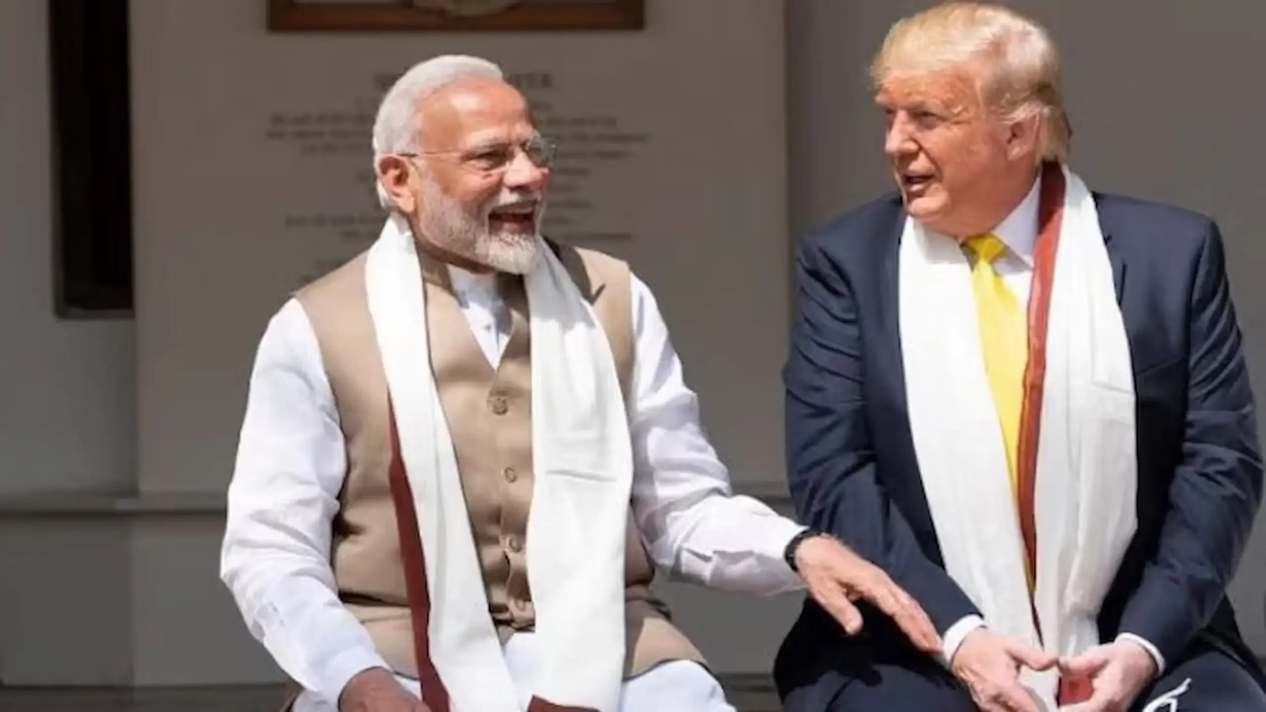 శిఖరాగ్ర సమావేశం..ట్రంప్ తో ప్రధాని మోదీ భేటీ