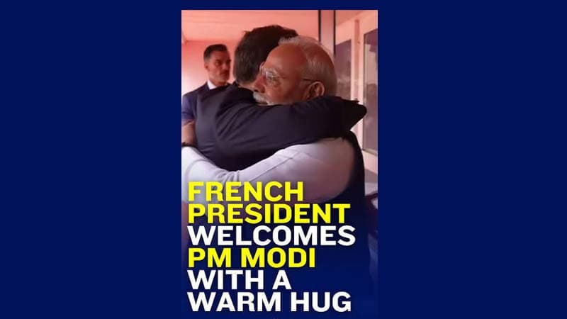ఫ్రాన్స్ అధ్యక్షుడి తో ప్రధాని మోడీ సమావేశం