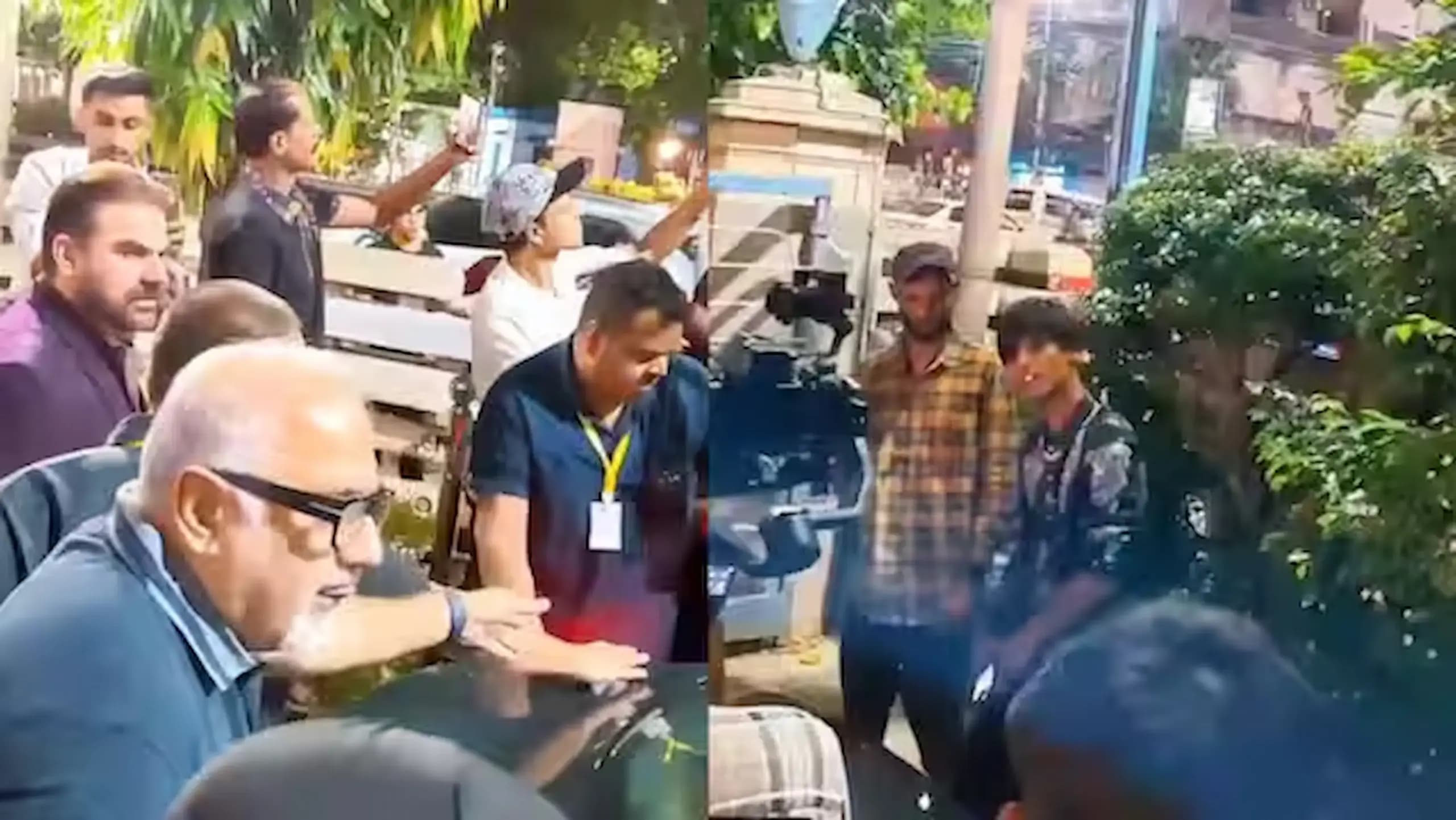 నటుడి కారులోకి గుర్తు తెలియని వ్యక్తి