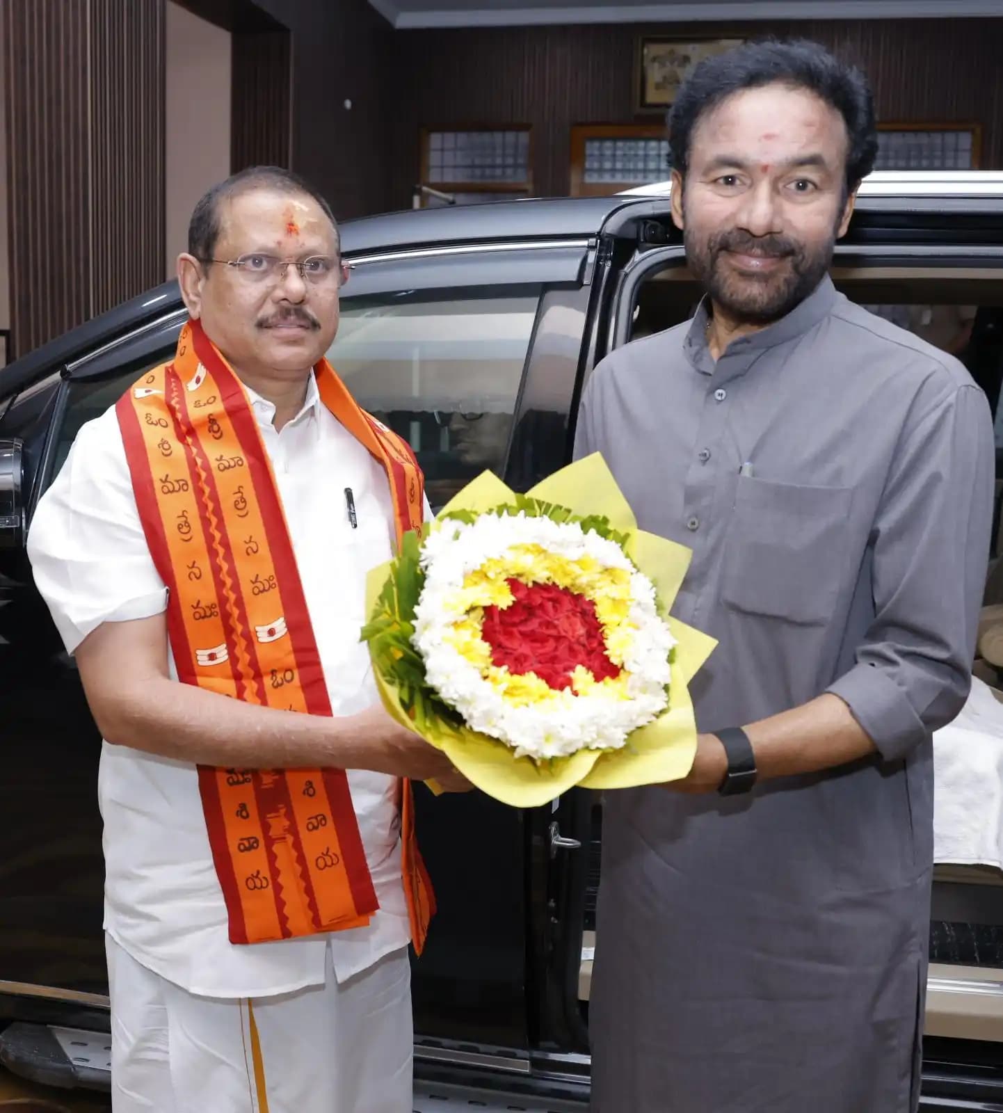 మల్లన్న సన్నిధిలో కేంద్ర మంత్రి