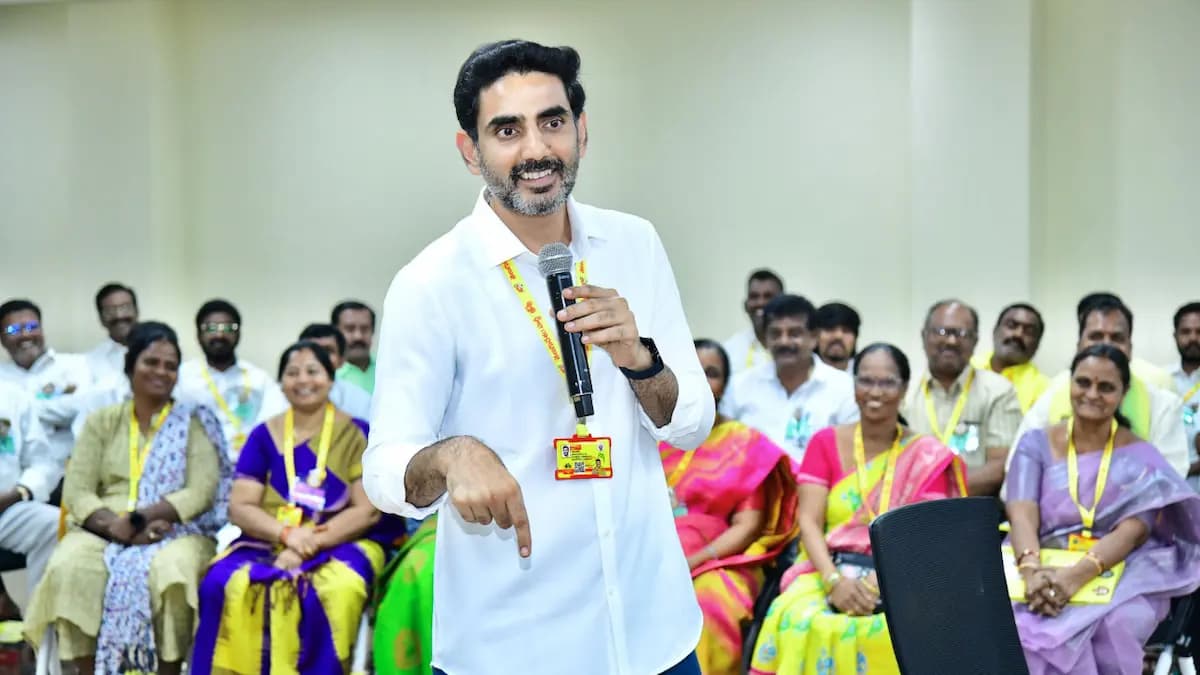 రూ.1,167 కోట్లతో భూగర్భ డ్రైనేజీ పనులకు నారా లోకేశ్ శంకుస్థాపన