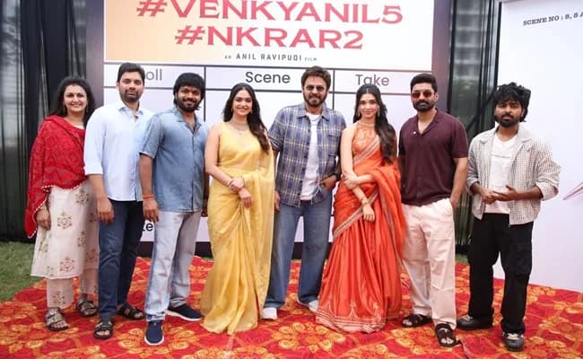 Venky Nkr Anil Ravipudis Film Launched Auspiciously