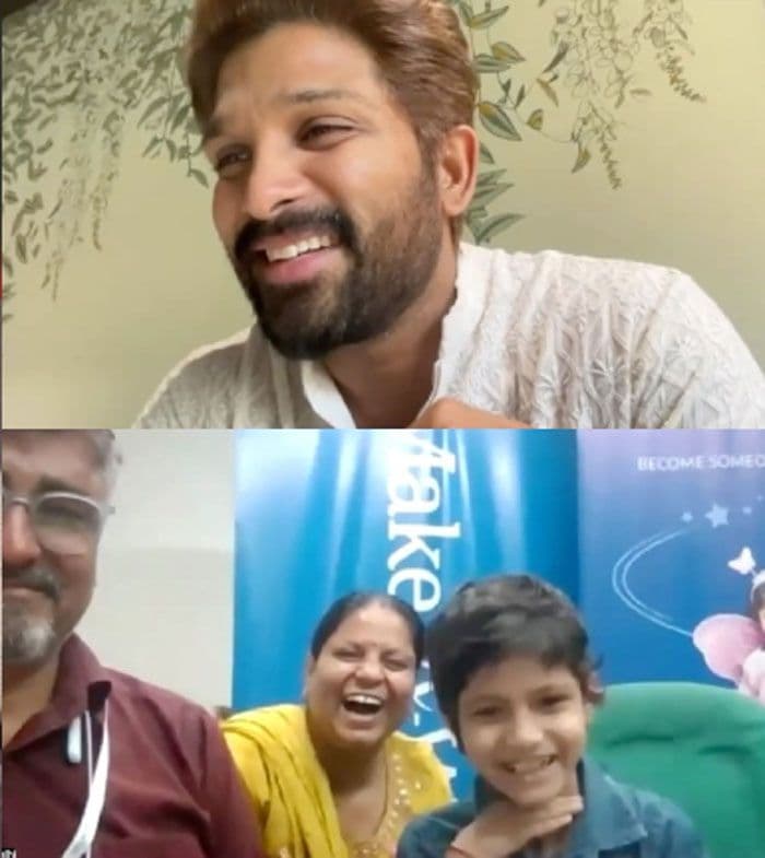 Allu Arjun Fulfills Young Fan Wish