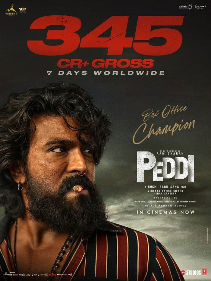 Peddi First Week Worldwide Box Office Collections