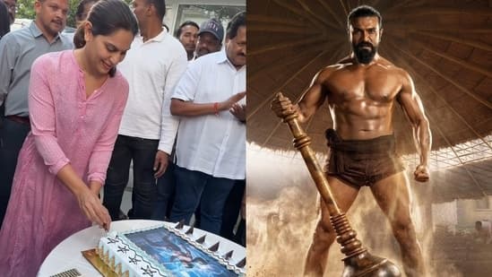 Ram Charans Peddi Crosses 100 Crore Worldwide Upasana Konidela Celebrates With Fireworks And Cake Watch